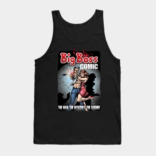 Big Boss Comic Illustration Tank Top